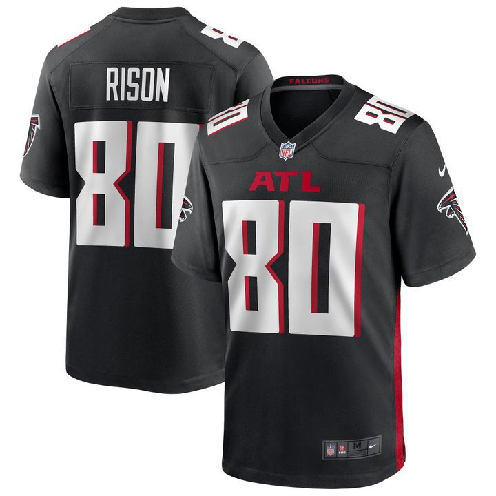 Men Atlanta Falcons #80 Andre Rison Nike Black Player Game NFL Jersey